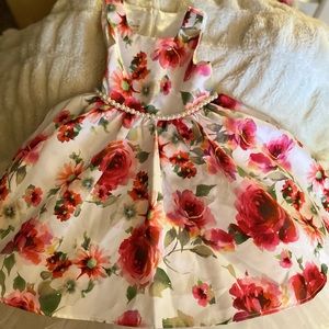Couture princess floral dress size 5T
